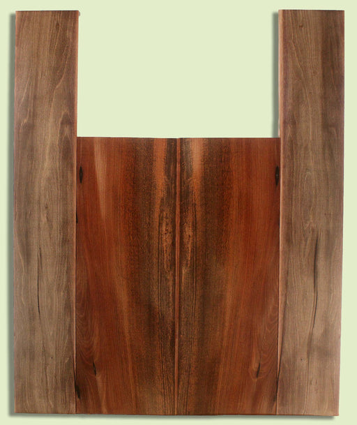 Hawaiian Ohia Acoustic B&S set, Dreadnought,   2 panels, each  0.18" x 8.75" x 24.375" and 2 sides 0.18" x 5.625" x 35.75" S2S