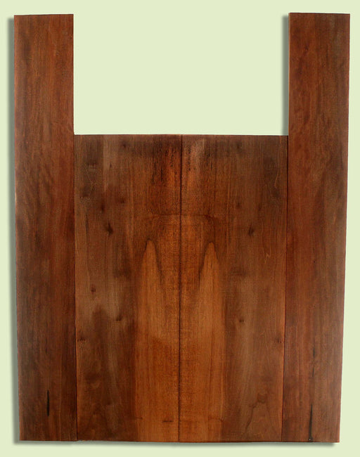 Hawaiian Ohia Acoustic B&S set, Dreadnought,   2 panels, each  0.18" x 8.75" x 25.75" and 2 sides 0.18" x 5.5" x 35.75" S2S