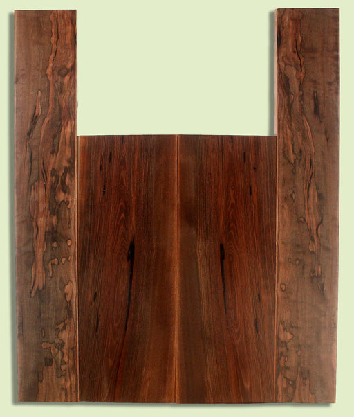 Hawaiian Ohia Acoustic B&S set, Dreadnought,  2 panels, each  0.18" x 8.75" x 24.25" and 2 sides 0.18" x 5.75" x 35.75" S2S