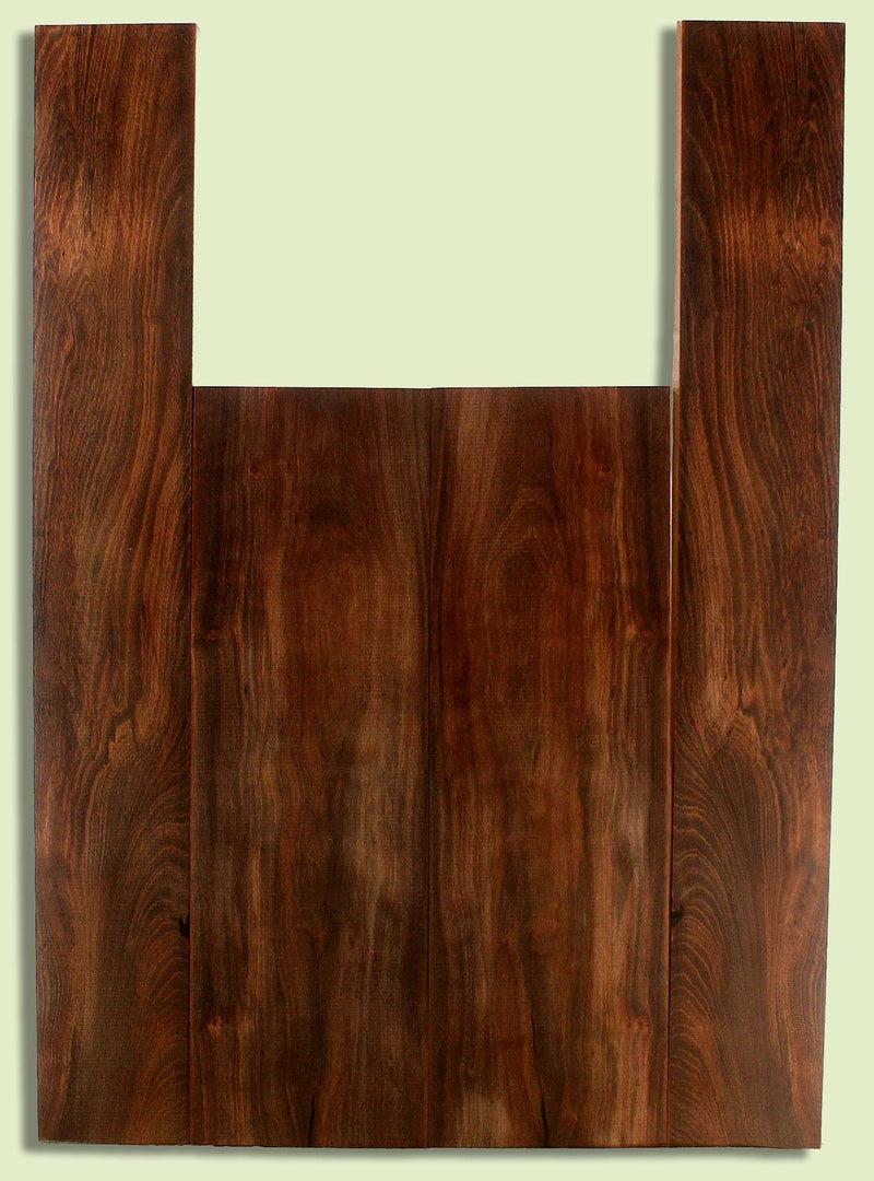 Hawaiian Ohia Acoustic B&S set, Classical,   2 panels, each  0.18" x 7.635" x 24.25" and 2 sides 0.18" x 5" x 35.75" S2S