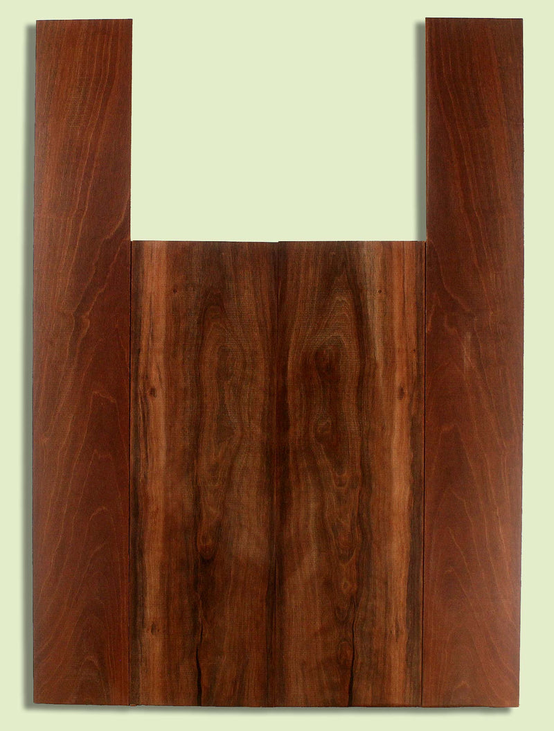 Hawaiian Ohia Acoustic B&S set, Classical,   2 panels, each  0.18" x 7.635" x 24.25" and 2 sides 0.18" x 5" x 35.75" S2S