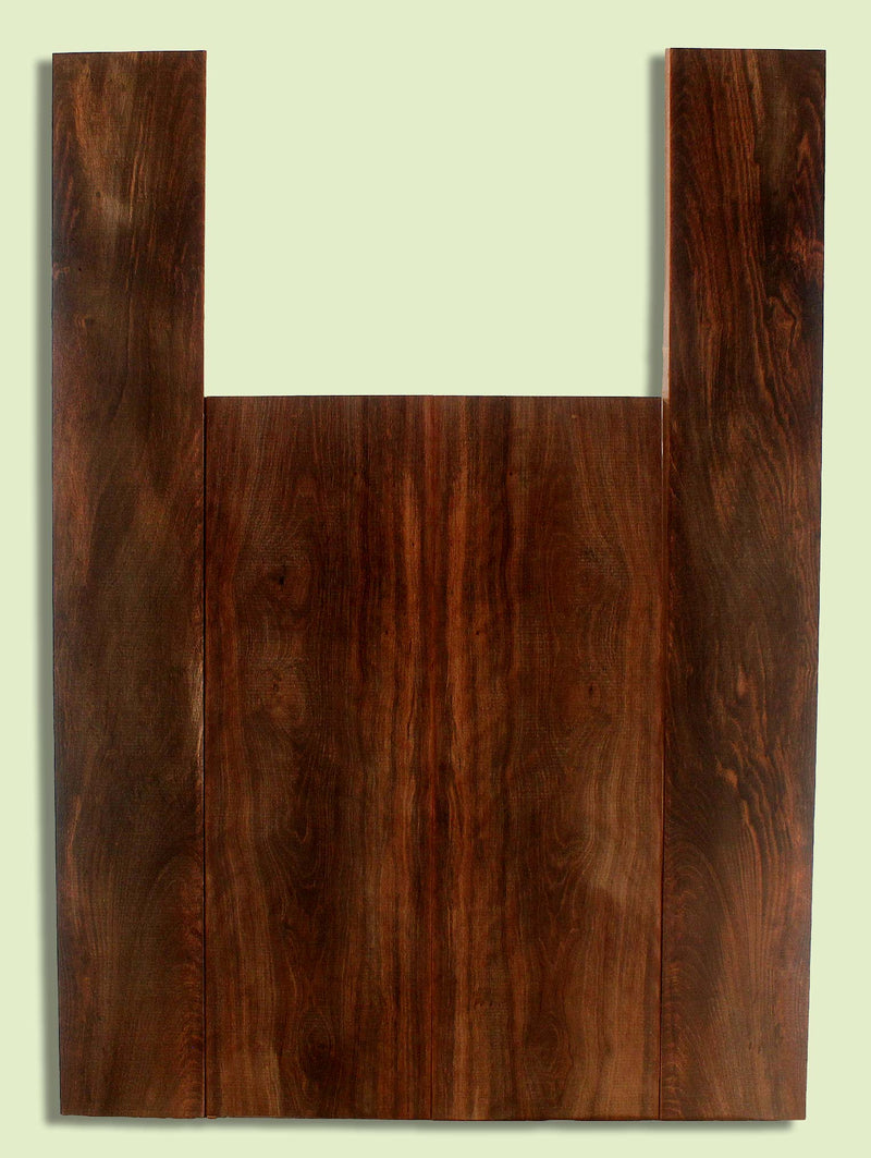 Hawaiian Ohia Acoustic B&S set, Classical,  2 panels, each  0.18" x 7.635" x 24.25" and 2 sides 0.18" x 5" x 35.75" S2S