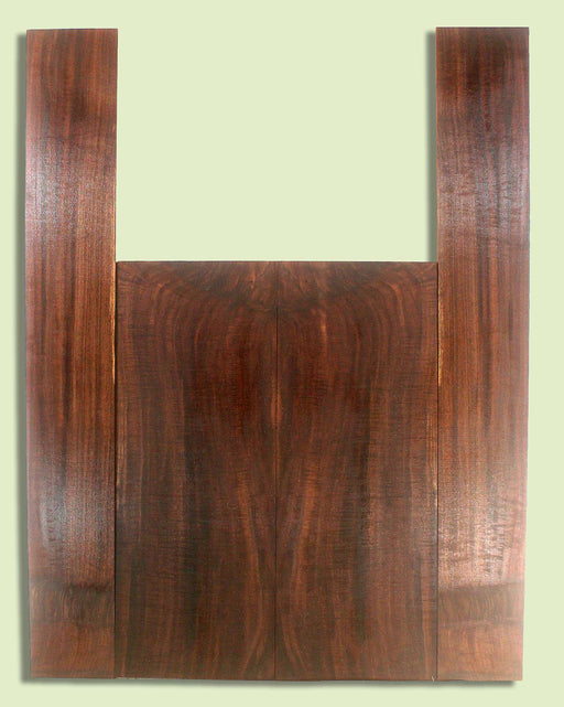 Walnut Acoustic B&S, Good Figure,   2 panels, each 0.18" x 8.75" x 23" and 2 sides 0.18" x 4.875" x 35.75" S2S