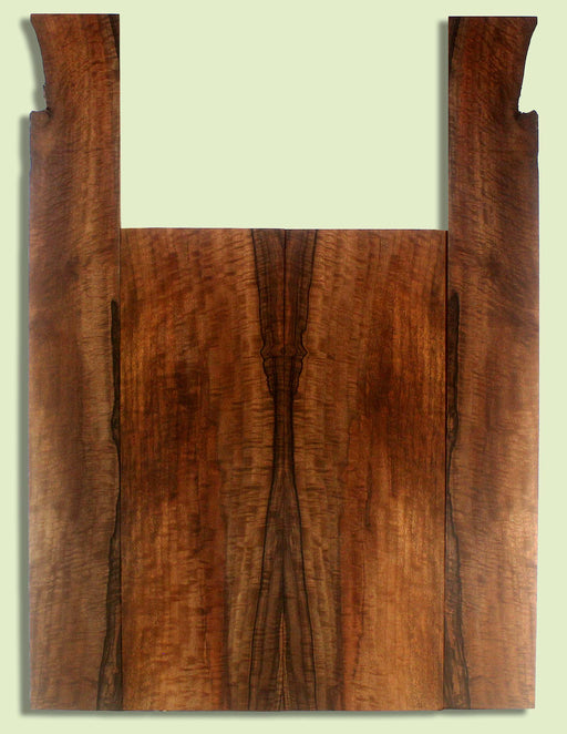  Walnut Guitar B&S set, Classical, Nice Figure,  2 panels, each  0.18" x 8.25" x 24.75" and 2 sides  0.18" x 3.5" to 4.75" x 35.75" S2S