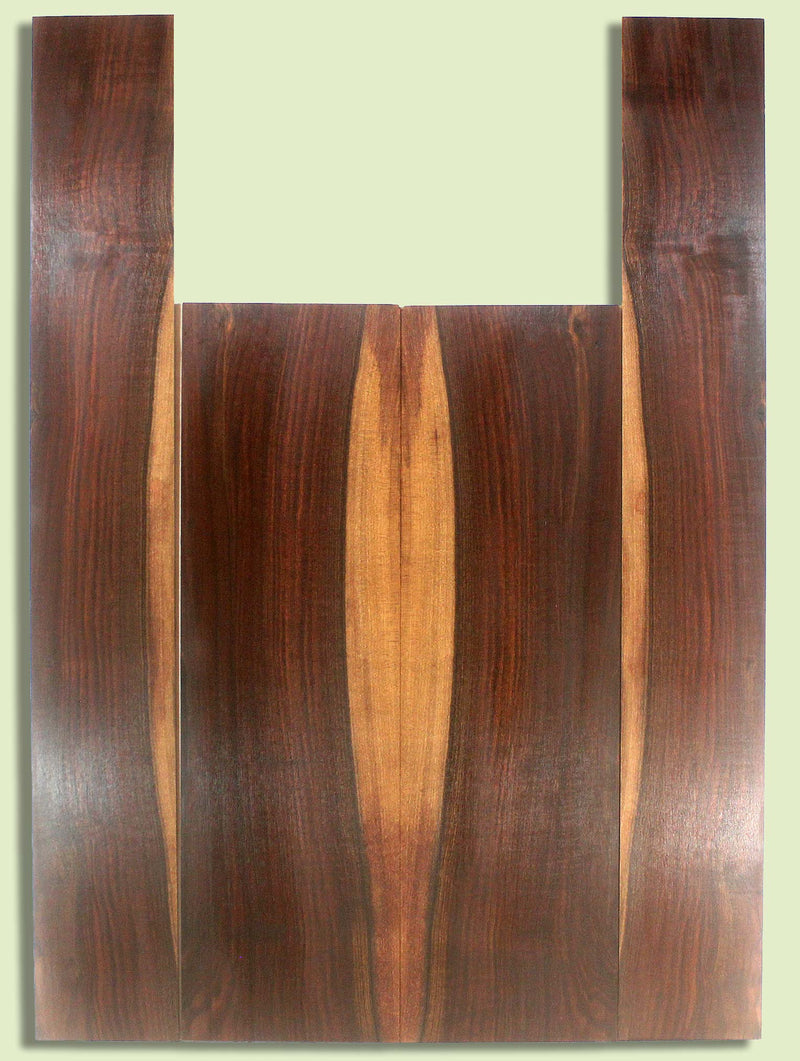 Walnut Guitar B&S set, Classical, Grove Recovery,  2 panels, each  0.18" x 7.5" x 25.5" and 2 sides  0.18" x 5" x 35.5"  S2S