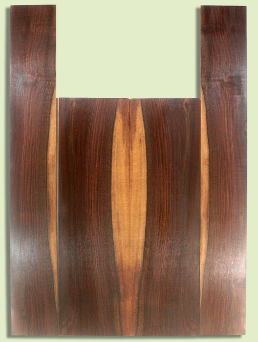 Walnut Guitar B&S set, Classical, Grove Recovery,  2 panels, each  0.18" x 7.5" x 25.5" and 2 sides  0.18" x 5" x 35.5"  S2S