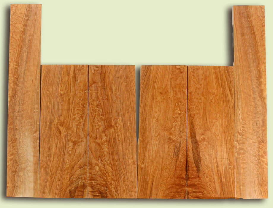 Maple 6 piece Top, Back, Sides, Baritone Ukulele, Figured 