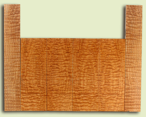 Maple 6 piece Top, Back, Sides, Baritone Ukulele, Figured 