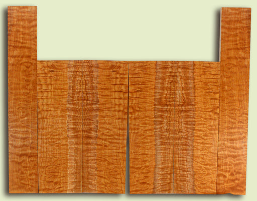 Maple 6 piece Top, Back, Sides, Baritone Ukulele, Figured 