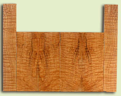 Maple 6 piece Top, Back, Sides, Baritone Ukulele, Figured 