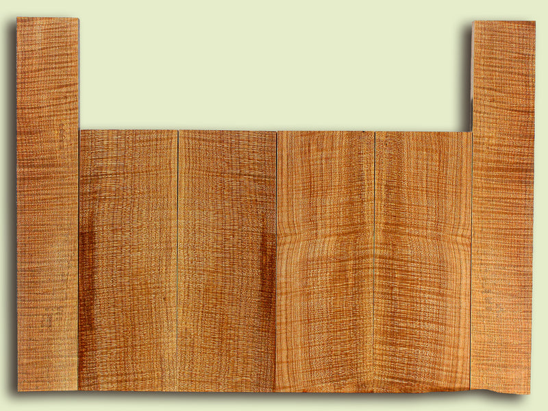 Maple 6 piece Top, Back, Sides, Baritone Ukulele, Figured 