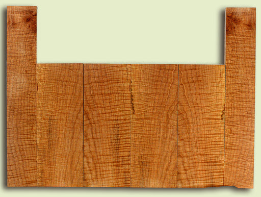 Maple 6 piece Top, Back, Sides, Baritone Ukulele, Figured 