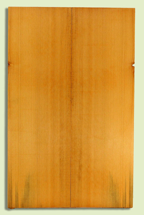 Port Orford Cedar Soundboard, 3/4 size,  2 panels, each 0.18" x 6.75" x 21.5" S2S