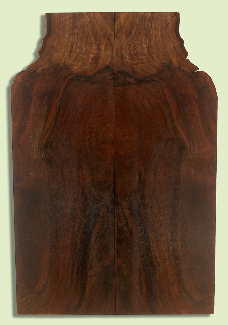 Walnut Guitar Drop Top, Grove Salvage,  2 panels, each 0.27" x 5 to 7.375" x 22"