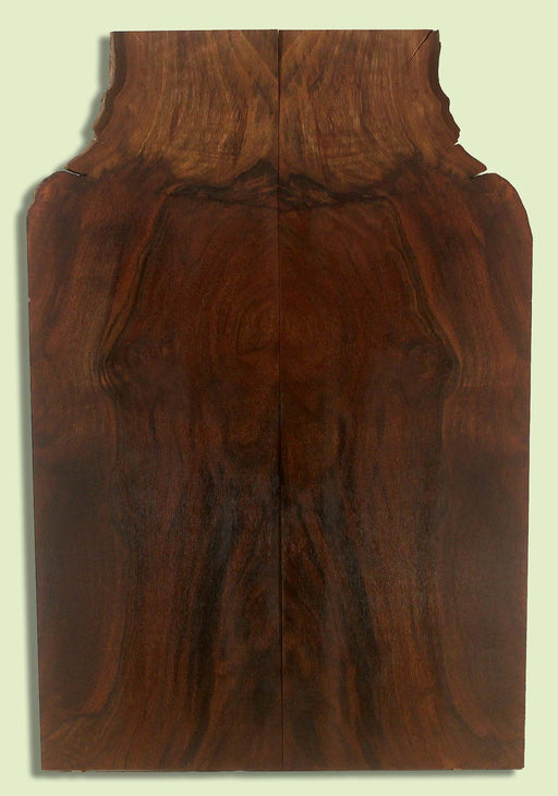Walnut Guitar Drop Top, Grove Salvage,  2 panels, each 0.27" x 5 to 7.375" x 22"