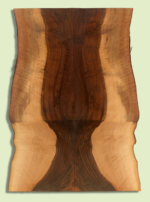 Walnut Guitar Drop Top, Grove Salvage,  2 panels, each 0.24" x 6.5 to 7.5" x 21.25"