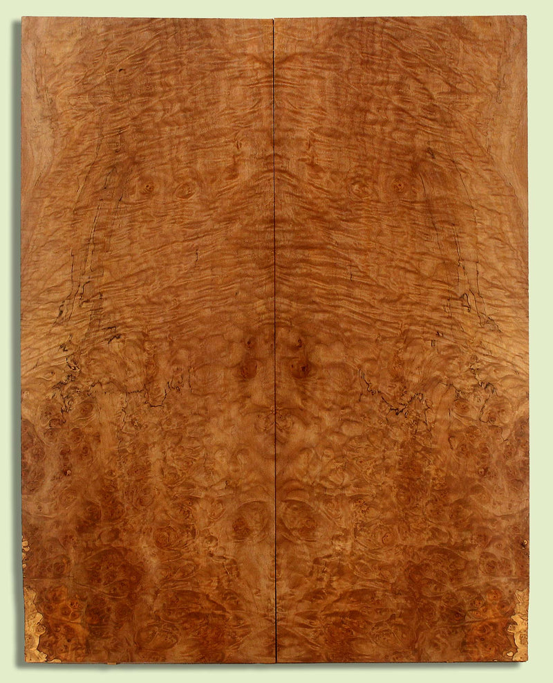 Maple Guitar Drop Top, Great Figure,  2 panels, each 0.26" x 8.5" x 21.625"