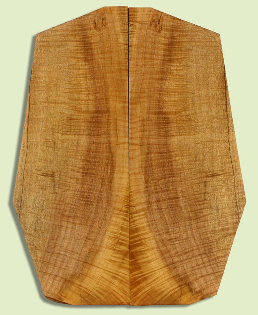 Myrtlewood Guitar Les Paul Top, Nice Figure,  2 panels, each 0.62" x 6.75 to 8.75" x 20.25"