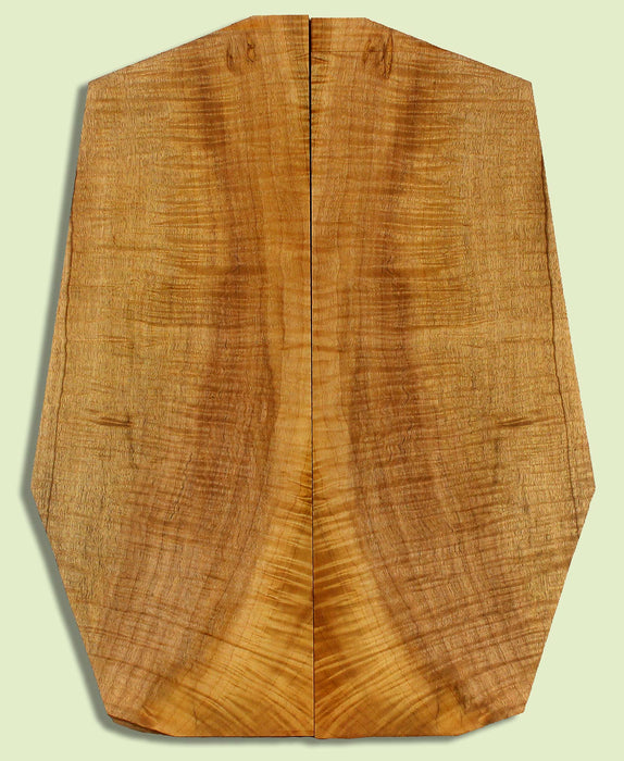 Myrtlewood Guitar Les Paul Top, Nice Figure,  2 panels, each 0.62" x 6.75 to 8.75" x 20.25"