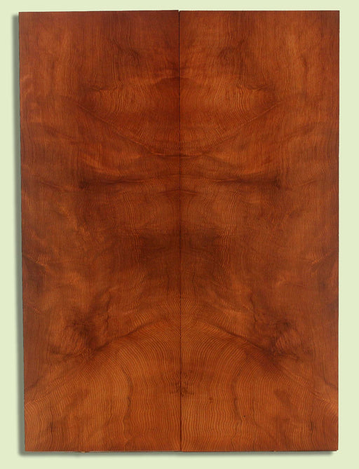 Redwood Guitar Drop Top, Wild Grain Pattern,  2 panels, each 0.24" x 8.375" x 23.375"