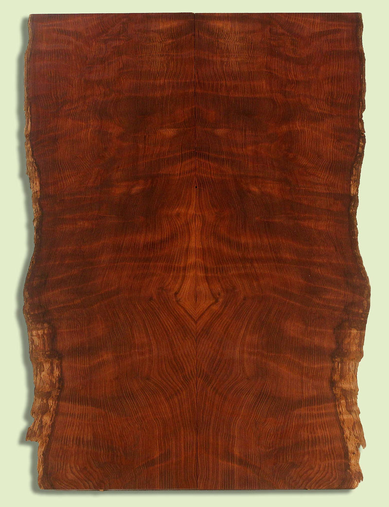 Curly Redwood Guitar Drop Top, Nice Figure,  2 panels, each 0.24" x 7.75" x 23.75"