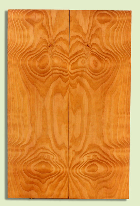 Douglas fir Guitar or Bass Drop Top, Wavy Grain Pattern,  2 Panels, each 0.27" x 7.5" x 23.25"