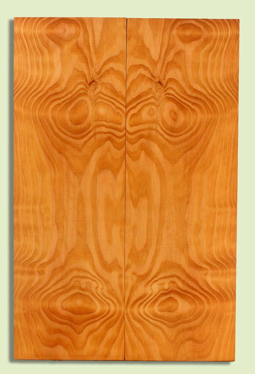 Douglas fir Guitar or Bass Drop Top, Wavy Grain Pattern,  2 Panels, each 0.27" x 7.5" x 23.25"