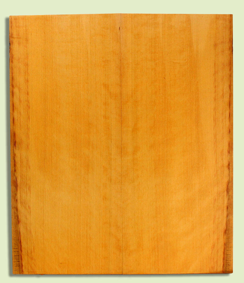 Port Orford Cedar Soundboard, Dreadnought, Fine Grain,  2 panels, each 0.18" x 10.25" x 23.75" S2S  