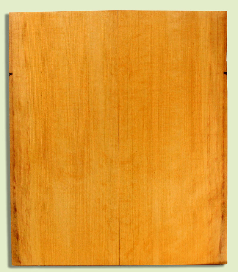 Port Orford Cedar Soundboard, Dreadnought, Fine Grain,  2 panels, each 0.18" x 10.25" x 23.75" S2S  