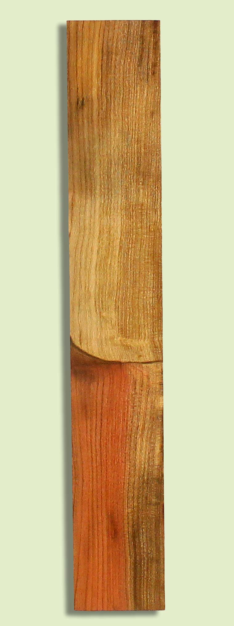 Pistachio Guitar Fingerboard, Grove Salvage,  1 piece 0.30" x 3.125" x 20.5"
