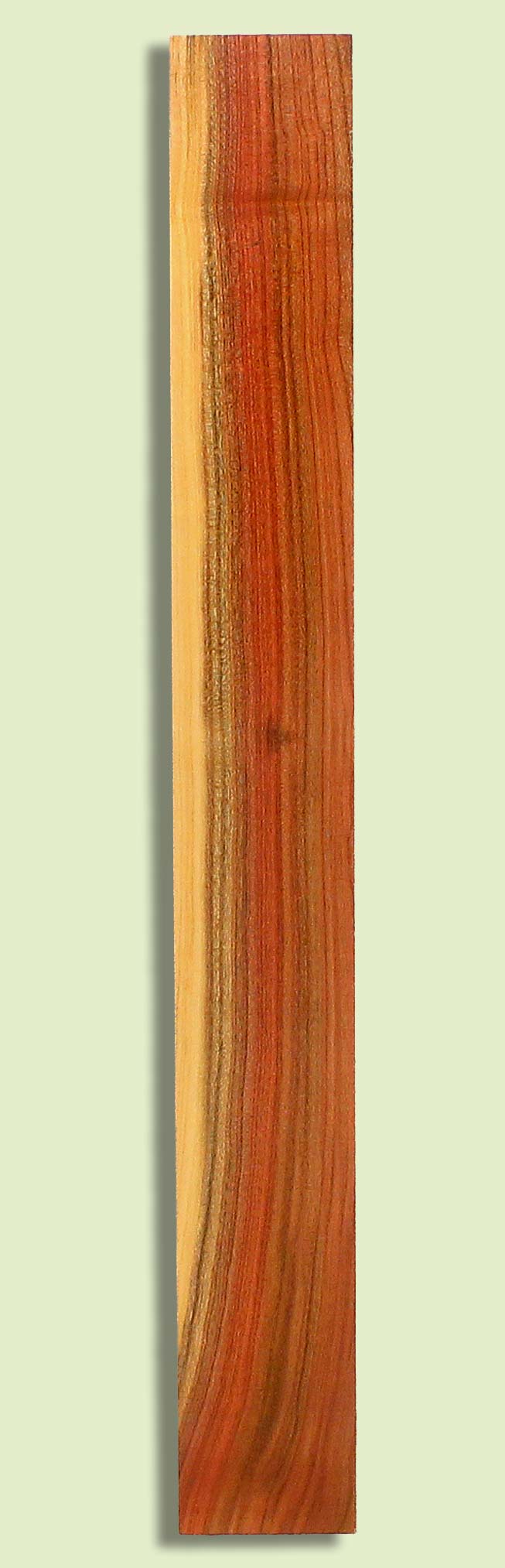 Pistachio Guitar Fingerboard, Grove Salvage,  1 piece 0.30" x 3.125" x 26.25"