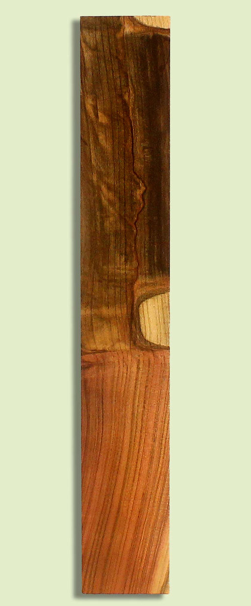 Pistachio Ukulele Fingerboard, Grove Salvage,  1 piece 0.30" x 3.25" x 21.75"