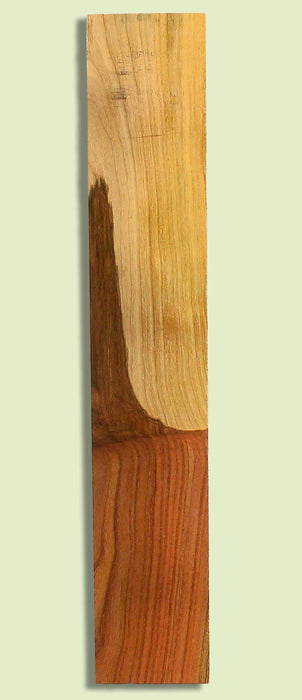 Pistachio Ukulele Fingerboard, Grove Salvage,  1 piece 0.35" x 3.75" x 21.5"