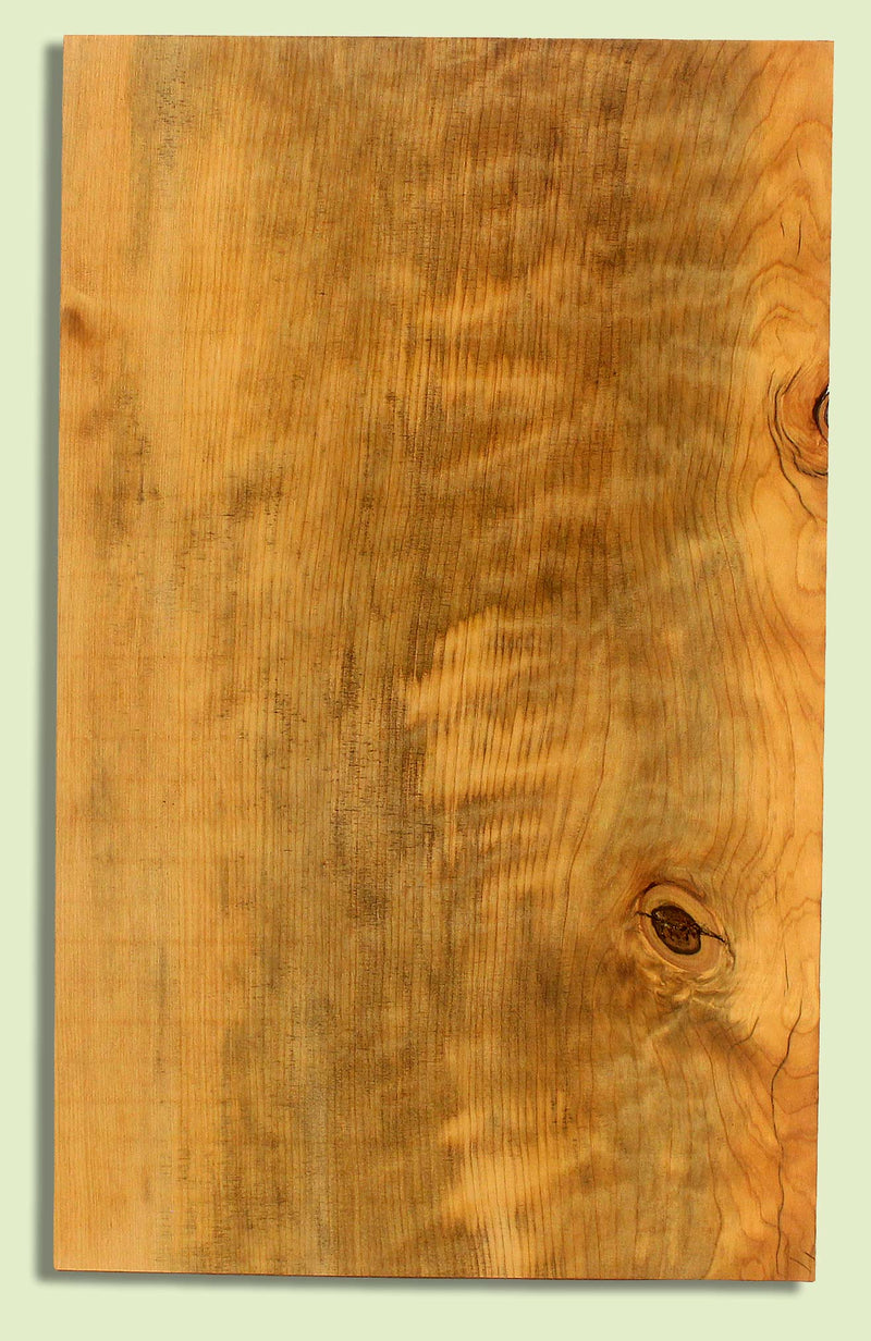 Port Orford Cedar 1 pc Body Blank,  7.37 grams per cubic inch, Solid Body Guitar Wood,  1 panel 1.73" x 14" x 22.75"