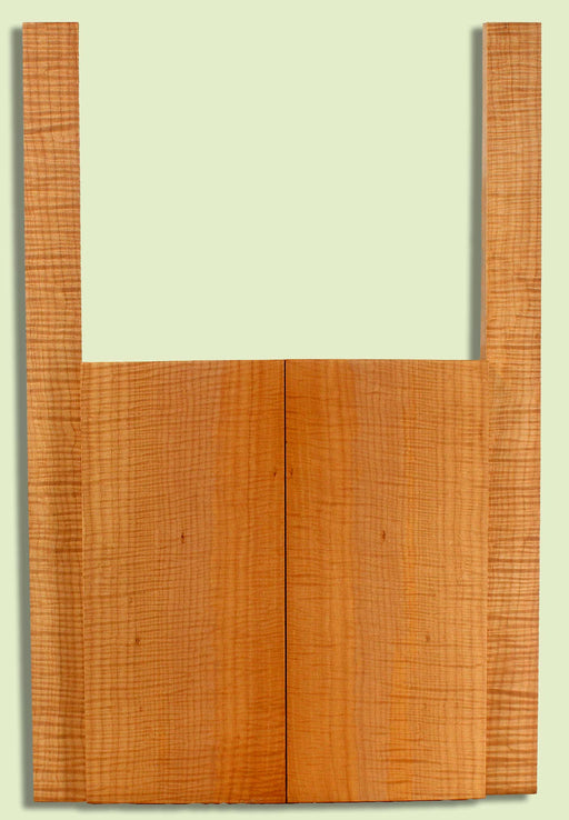 Maple Archtop Mandolin B&S, Good Figure,   2 panels, each 0.98" x 7.75" x 17.5" and 2 sides 0.15" x 2.125" x 30" S2S