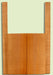 Maple Archtop Mandolin B&S, Good Figure,   2 panels, each 0.98" x 7.75" x 17.5" and 2 sides 0.15" x 2.125" x 30" S2S