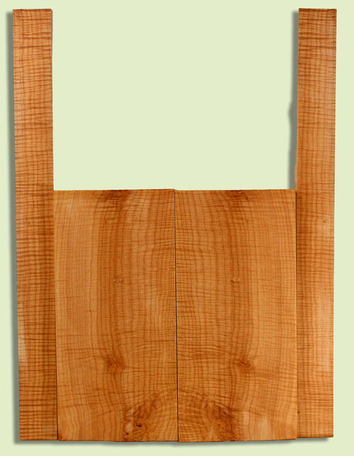 Maple Archtop Mandolin B&S, Good Figure,   2 panels, each 0.83" x 8.25" x 17.5" and 2 sides 0.16" x 2.625" x 30" S2S