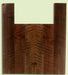 Walnut Ukulele B&S set, Baritone, Figured,   2 panels, each 0.18" x 6.25" x 16.25" and 2 sides 0.18" x 3.75" x 23" S2S
