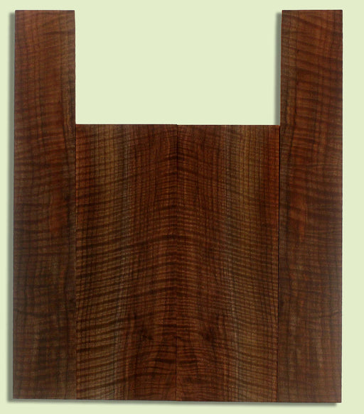 Walnut Ukulele B&S set, Baritone, Figured,   2 panels, each 0.18" x 5.75" x 16" and 2 sides 0.18" x 3.5" x 22.75" S2S