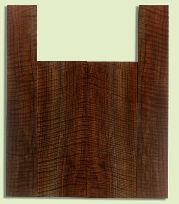 Walnut Ukulele B&S set, Baritone, Figured,   2 panels, each 0.18" x 5.75" x 16" and 2 sides 0.18" x 3.5" x 22.75" S2S