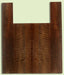 Walnut Ukulele B&S set, Baritone, Figured,   2 panels, each 0.18" x 5.875" x 16.25" and 2 sides 0.18" x 3.5" x 22.75" S2S