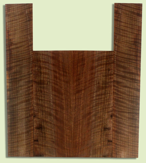 Walnut Ukulele B&S set, Baritone, Figured,   2 panels, each 0.18" x 6" x 16" and 2 sides 0.18" x 4" x 23.25"S2S