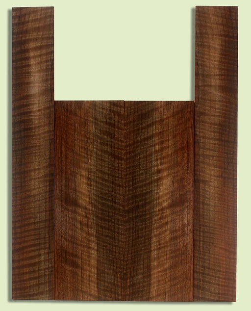 Walnut Ukulele B&S set, Baritone, Figured,   2 panels, each 0.18" x 5.5" x 16" and 2 sides 0.18" x 3.375" x 23.5" S2S