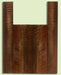 Walnut Ukulele B&S set, Baritone, Figured,   2 panels, each 0.18" x 5.5" x 16" and 2 sides 0.18" x 3.375" x 23.5" S2S
