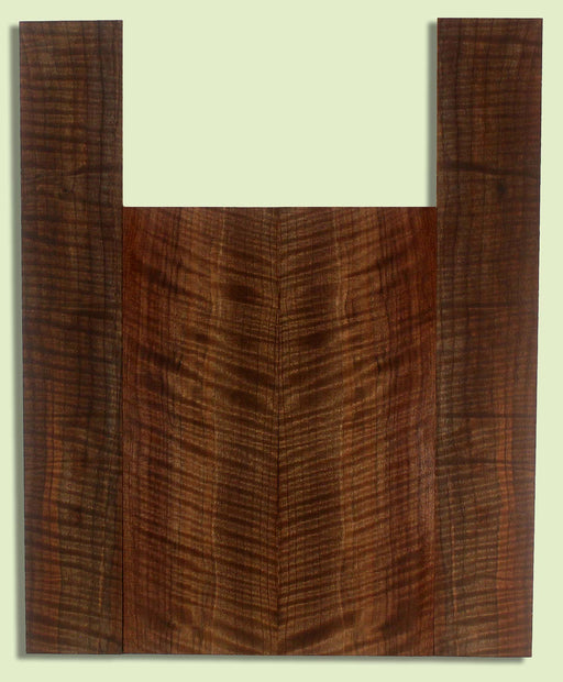 Walnut Ukulele B&S set, Baritone, Figured,   2 panels, each 0.18" x 5.5" x 16" and 2 sides 0.18" x 3.5" x 22.75" S2S