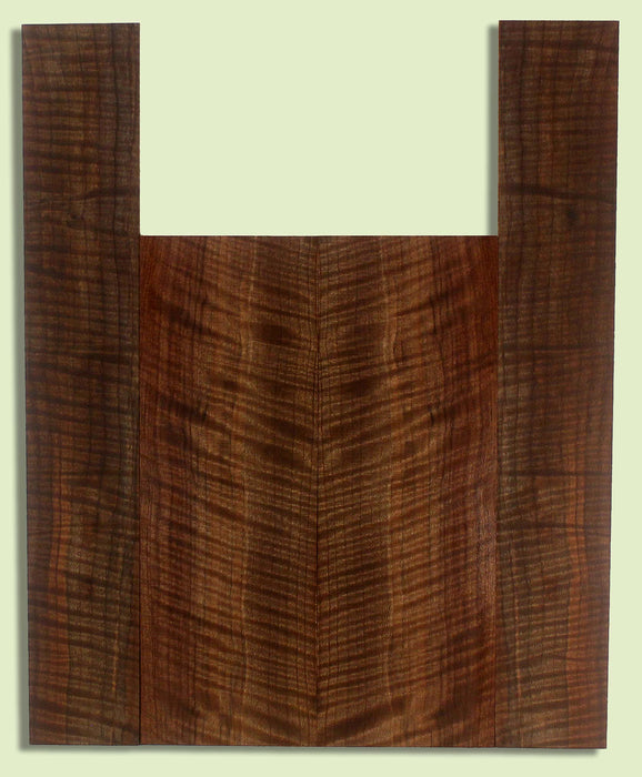 Walnut Ukulele B&S set, Baritone, Figured,   2 panels, each 0.18" x 5.5" x 16" and 2 sides 0.18" x 3.5" x 22.75" S2S