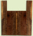 Walnut Ukulele B&S set, Baritone, Figured,   2 panels, each 0.18" x 6.25" x 16.25" and 2 sides 0.18" x 3.75" x 23" S2S