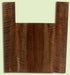 Walnut Ukulele B&S set, Baritone, Figured,   2 panels, each 0.18" x 6.25" x 16" and 2 sides 0.18" x 3.875" x 22.75" S2S