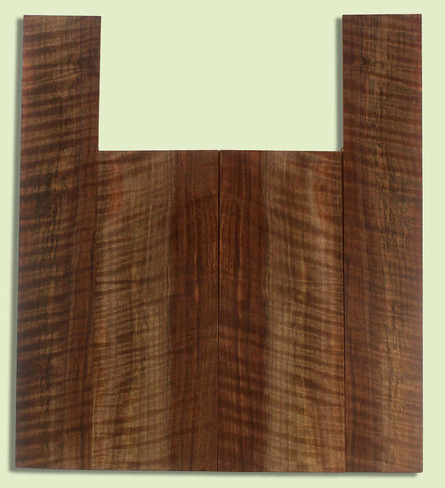 Walnut Ukulele B&S set, Baritone, Figured,   2 panels, each 0.18" x 6" x 16" and 2 sides 0.18" x 3.875" x 23.75"