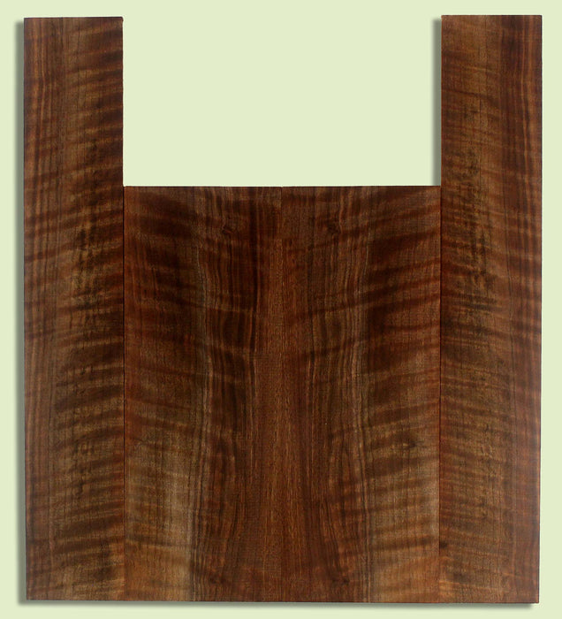 Walnut Ukulele B&S set, Baritone, Figured,   2 panels, each 0.18" x 6" x 16.25" and 2 sides 0.18" x 4" x 22.75" S2S